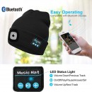 Caciula unisex negru cu casti Handsfree bluetooth si microfon + lanterna cu USB, cod: 0020x - PRODUSE NOI -wowreduceri.ro Caciula unisex negru cu casti Handsfree bluetooth si microfon + lanterna cu USB, cod: 0020x - PRODUSE NOI - wowreduceri.ro