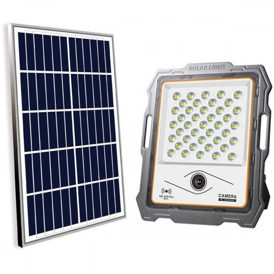 Camera de supraveghere WiFi 1080p cu proiector LED 100W si panou solar MJ-DW901 - PRODUSE NOI -wowreduceri.ro Camera de supraveghere WiFi 1080p cu proiector LED 100W si panou solar MJ-DW901 - PRODUSE NOI - wowreduceri.ro
