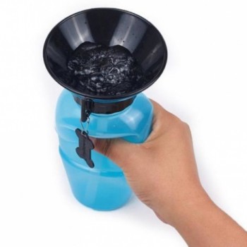Sticla portabila de apa pentru animale de companie, 300 ml, Albastru Sticla portabila de apa pentru animale de companie, 300 ml, Albastru