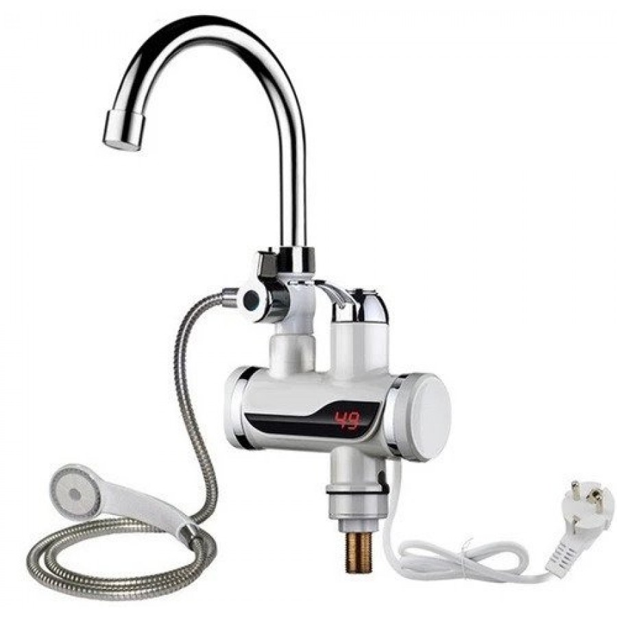 Robinet electric cu dus, prindere chiuveta sau cada, pentru incalzit apa - Sanitare - wowreduceri.ro