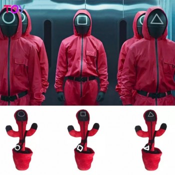 Jucarie dansatoare și vorbitoare, jucărie de plus Squid Game Triunghi