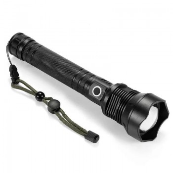 Lanterna LED, incarcare USB, Zoom reglabil, 2 x acumulator inclusi Lanterna LED, incarcare USB, Zoom reglabil, 2 x acumulator inclusi