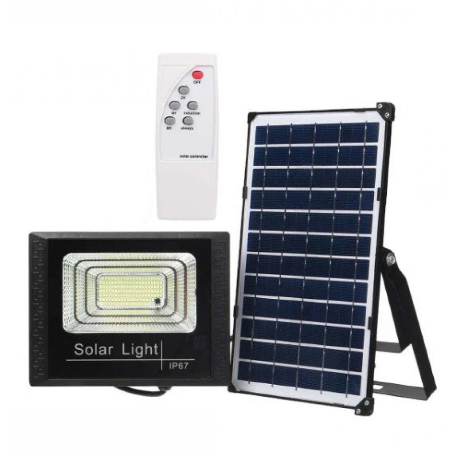Panou solra cu proiector 300w, telecomanda inclusa, cod 02000 - Iluminat -wowreduceri.ro Panou solra cu proiector 300w, telecomanda inclusa, cod 02000 ( Iluminat )