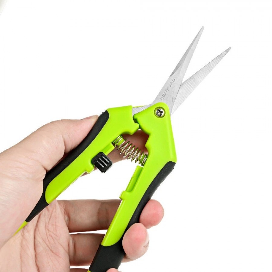 Foarfeca pentru gradina, maner ergonomic din cauciuc, Verde, cod 0009x - PRODUSE NOI -wowreduceri.ro Foarfeca pentru gradina, maner ergonomic din cauciuc, Verde, cod 0009x - PRODUSE NOI - wowreduceri.ro