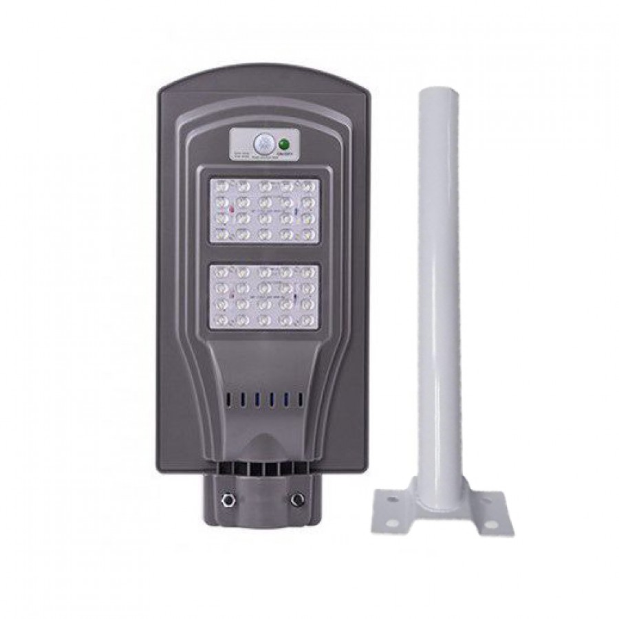 Lampa solara stradala LED 40w, senzor de miscare, picior metalic inclus, cod 075SDN - Iluminat -wowreduceri.ro Lampa solara stradala LED 40w, senzor de miscare, picior metalic inclus, cod 075SDN ( Iluminat )