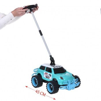 Masinuta cu volan 4X4 OFF ROAD Mini Monster Truck, dimensiuni mari (45 cm lungime), Albastru Masinuta cu volan 4X4 OFF ROAD Mini Monster Truck, dimensiuni mari (45 cm lungime), Albastru