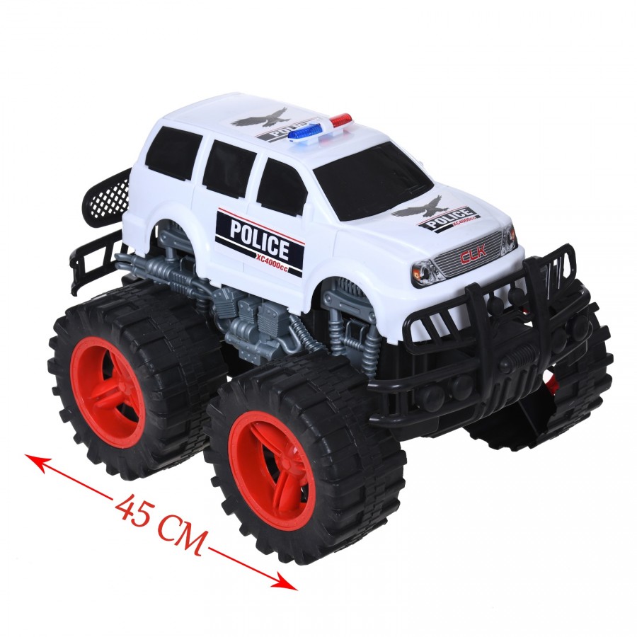 Masinuta INTERVENTII 4X4 MonsterTruck Xtreme Adventure, dimensiuni mari (45 cm lungime), Alb - Masinute jucarie -wowreduceri.ro Masinuta INTERVENTII 4X4 MonsterTruck Xtreme Adventure, dimensiuni mari (45 cm lungime), Alb - Masinute jucarie - wowreduceri.ro