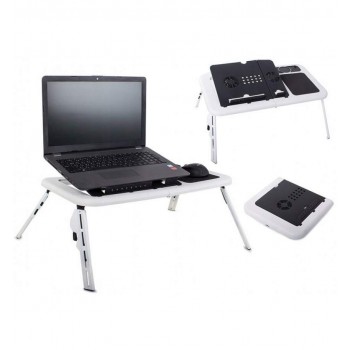 Masa laptop cu 2 coolere + suport pahar + mousepad, E-Table, cod 025Z Masa laptop cu 2 coolere + suport pahar + mousepad, E-Table, cod 025Z