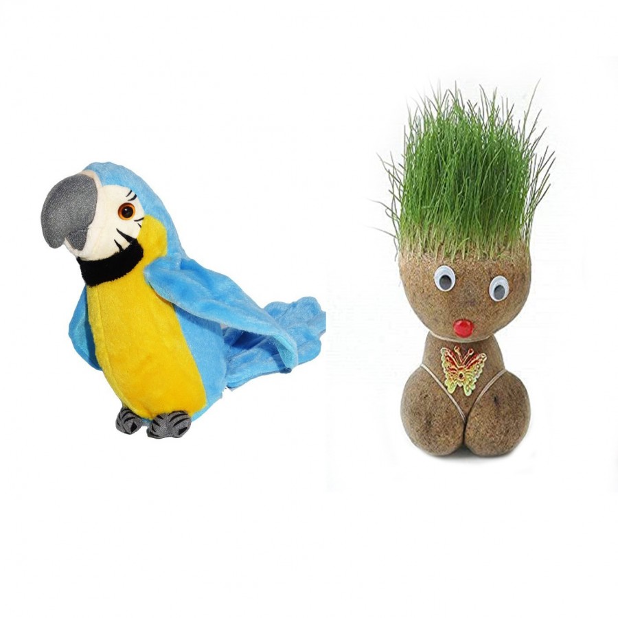 Jucarie de Plus Interactiva Papagal Vorbitor + papusa cu cap de iarba CADOU - Jucarii -wowreduceri.ro Jucarie de Plus Interactiva Papagal Vorbitor + papusa cu cap de iarba CADOU ( Jucarii )