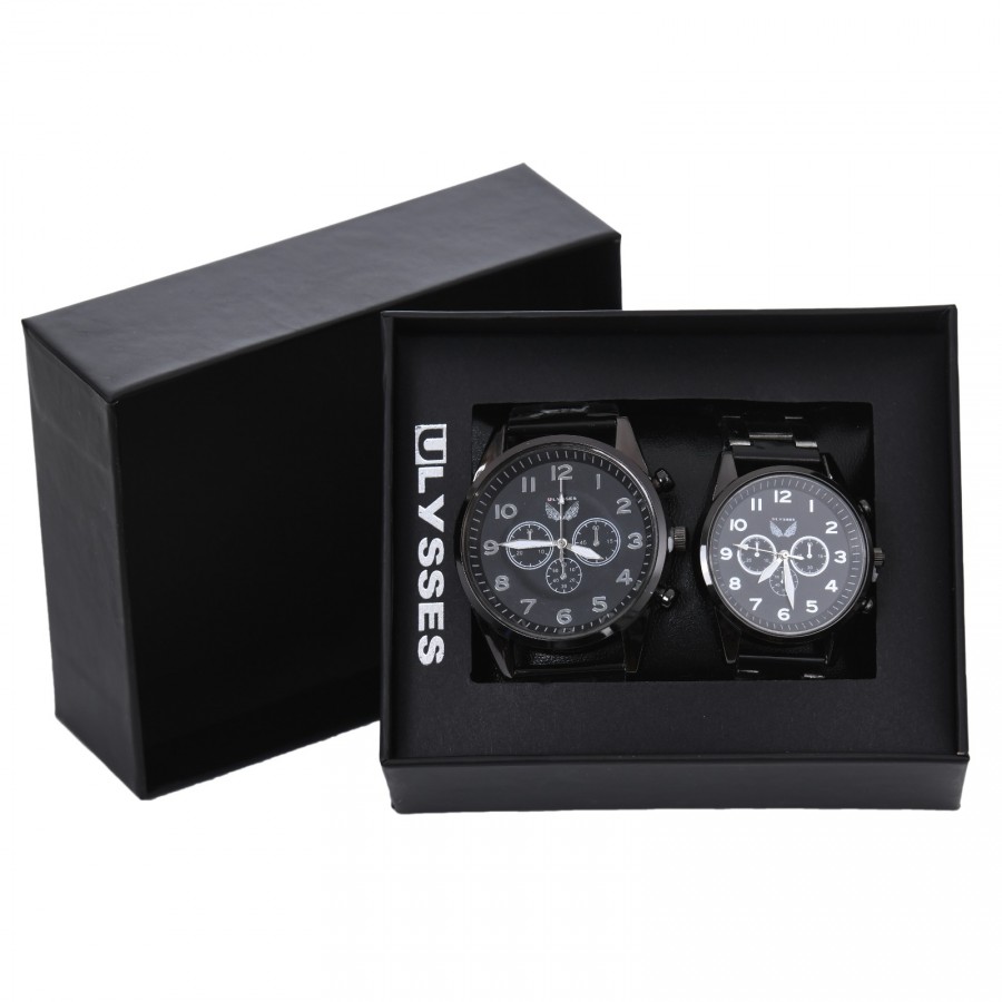 Set ceasuri pentru cuplu Ulysses Black Bold - Ceasuri -wowreduceri.ro Set ceasuri pentru cuplu Ulysses Black Bold - Ceasuri - wowreduceri.ro
