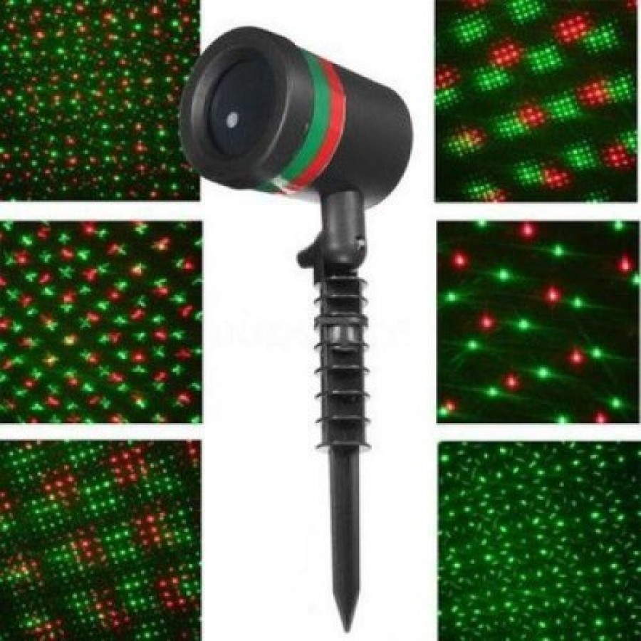 Proiector cu Laser LED, exterior/ interior, cu puncte rosii si verzi - Iluminat -wowreduceri.ro Proiector cu Laser LED, exterior/ interior, cu puncte rosii si verzi ( Iluminat )