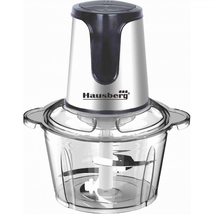 Tocator Hausberg HB-4505, 400 W, vas sticla 2l, 4 lame inox, toaca, taie, macina, amesteca, cod: i085 - PRODUSE NOI -wowreduceri.ro Tocator Hausberg HB-4505, 400 W, vas sticla 2l, 4 lame inox, toaca, taie, macina, amesteca, cod: i085 ( PRODUSE NOI )