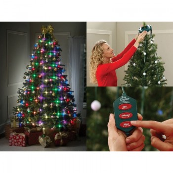 Instalatie de brad cu telecomanda si 64 de lumini Tree Dazzler