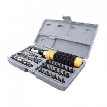 Trusa chei tubulare si biti AIWA, 41 piese Trusa chei tubulare si biti AIWA, 41 piese
