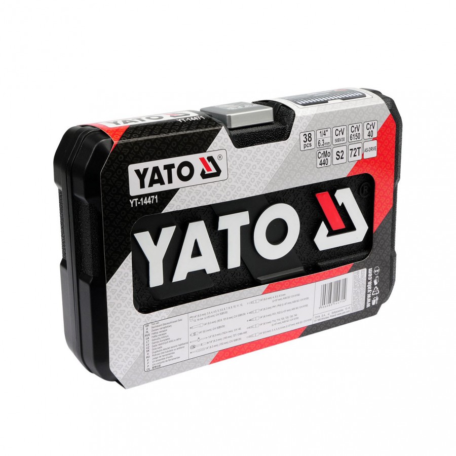 Trusa de scule profesionala YATO yt-14471, 38 piese - Truse scule si unelte -wowreduceri.ro Trusa de scule profesionala YATO yt-14471, 38 piese - Truse scule si unelte - wowreduceri.ro