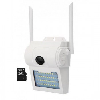 Camera video de supraveghere IP Wireless cu lampa 32 LED + card MicroSD 16 GB Camera video de supraveghere IP Wireless cu lampa 32 LED + card MicroSD 16 GB