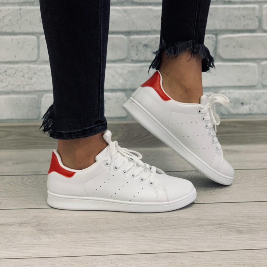 Pantofi casual LV71-9 RED/WHITE R1/4/3 - Pantofi casual - wowreduceri.ro