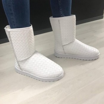 Cizme Riana White Cizme Riana White