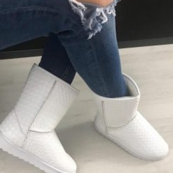 Cizme Riana White Cizme Riana White