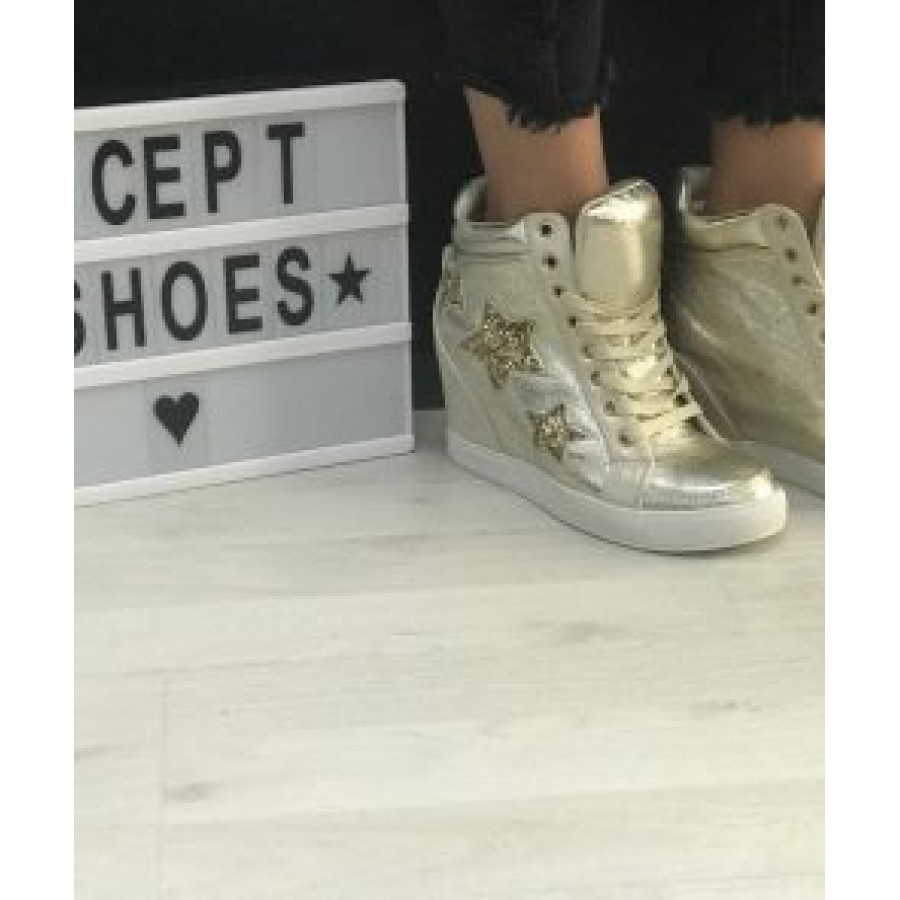 Sneakers sport inalti 1G-17088 GOLD R1/1/4 - Ghete Sport -wowreduceri.ro Sneakers sport inalti 1G-17088 GOLD R1/1/4 - Ghete Sport - wowreduceri.ro