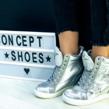 Sneakers sport inalti 1G-17088 SILVER R1/1/4 Sneakers sport inalti 1G-17088 SILVER R1/1/4