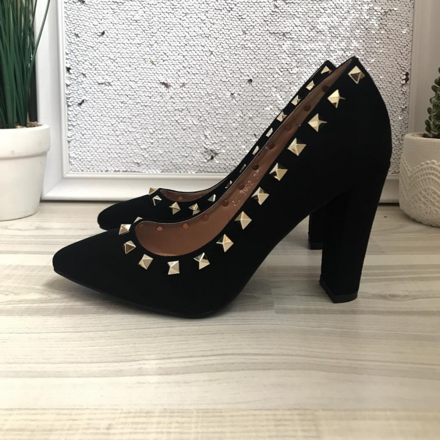 Pantofi JS-8002 BLACK R1/5/1 - Pantofi toc -wowreduceri.ro Pantofi JS-8002 BLACK R1/5/1 - Pantofi toc - wowreduceri.ro