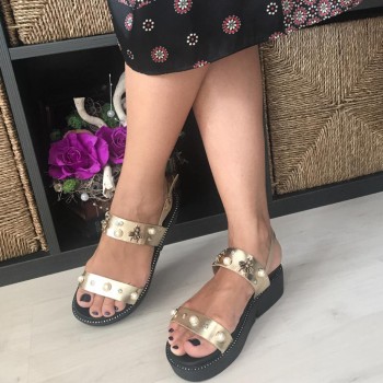 Sandale PM2658 GOLD R1/6/4 Sandale PM2658 GOLD R1/6/4